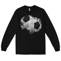 Black cowhide soccer patch Long Sleeve Tee - Jasminsmagicworld