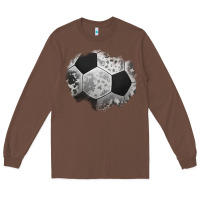 Chestnut cowhide soccer patch Long Sleeve Tee - Jasminsmagicworld