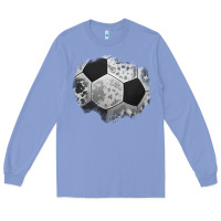 Colony Blue cowhide soccer patch Long Sleeve Tee - Jasminsmagicworld