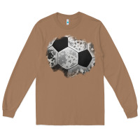 Toasted Coconut cowhide soccer patch Long Sleeve Tee - Jasminsmagicworld