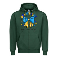 Sports Green Down Right Amazing Zipper Hoodie - CowhideDigitalArt