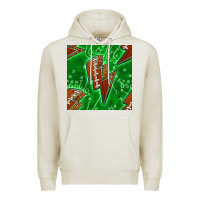 Oatmeal Heather american football thunder Premium Hoodie - BundleAndBundleShop