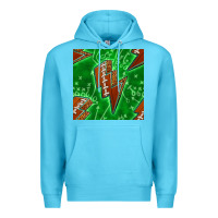 Ocean Blue american football thunder Premium Hoodie - BundleAndBundleShop