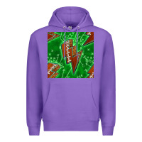Purple american football thunder Premium Hoodie - BundleAndBundleShop