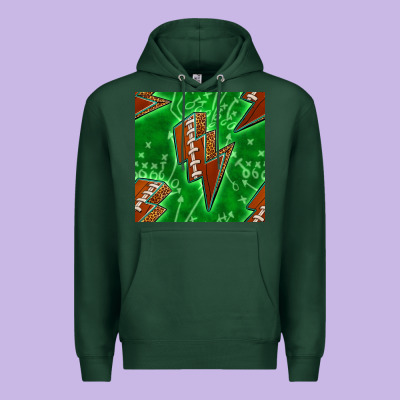American Football Thunder Premium Hoodie Designed By Bundleandbundleshop