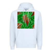 White american football thunder Premium Hoodie - BundleAndBundleShop