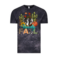 Cloud Black Howdy Fall Vintage Tee - texasbilliewilder