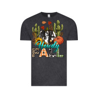 Vintage Black Howdy Fall Vintage Tee - texasbilliewilder