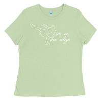 Matcha live on the edge ice skating figure skater winter sports t shirt Ladies Tee - tuanDangUi