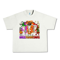 Pistachio happy hallothanksmas goats Urban Heavy Tee - texasbilliewilder