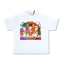 White happy hallothanksmas goats Urban Heavy Tee - texasbilliewilder