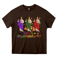 Chocolate Brown san judas happy  hallothanksmas Heavy Core Tee - JahusDesignShop