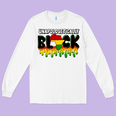 Unapologetically Black Long Sleeve Tee Designed By Cowgirlartshop