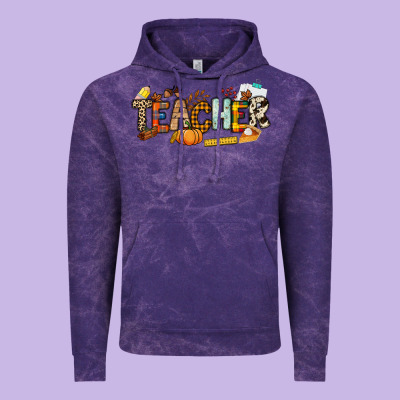 Fall Teacher Vintage Hoodie Designed By Nancycooperartshop
