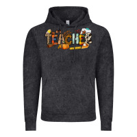 Vintage Black Fall Teacher Vintage Hoodie - NancyCooperArtShop