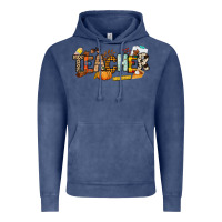 Vintage Denim Fall Teacher Vintage Hoodie - NancyCooperArtShop