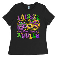 Black laissez les bon temps rouler Ladies Tee - LillyAllenDesigns