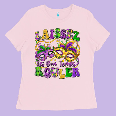 Laissez Les Bon Temps Rouler Ladies Tee Designed By Lillyallendesigns