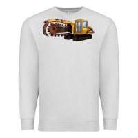 Dove Grey Thencher Chain Premium Sweatshirt - LillyAllenDesigns