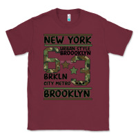 Burgundy Newyork Brooklyn Classic Tee - Bettercallsaul