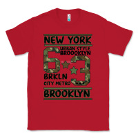 Red Newyork Brooklyn Classic Tee - Bettercallsaul