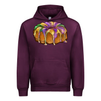 Mauve Wine king cake Urban Hoodie - BarkalooDesign