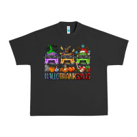 Pigment Black hallothanksmas school bus Urban Heavy Tee - texasbilliewilder