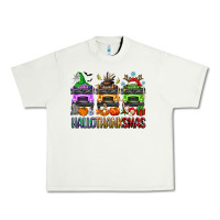 Pistachio hallothanksmas school bus Urban Heavy Tee - texasbilliewilder
