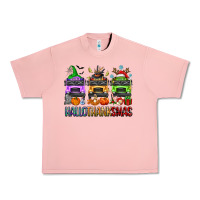 Salmon hallothanksmas school bus Urban Heavy Tee - texasbilliewilder