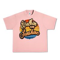 Salmon Walking on Sunshine Urban Heavy Tee - JahusDesignShop