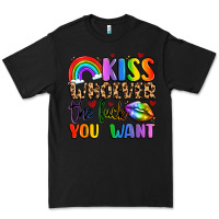 Black kiss whoever the fuck you want Premium Tee - LillyAllenDesigns