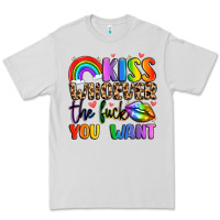 Dove Grey kiss whoever the fuck you want Premium Tee - LillyAllenDesigns