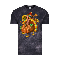 Cloud Black Thanksgiving Turkey Vintage Tee - texasbilliewilder