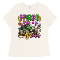 Bone mardi gras monster truck Ladies Tee - LillyAllenDesigns