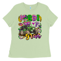 Matcha mardi gras monster truck Ladies Tee - LillyAllenDesigns