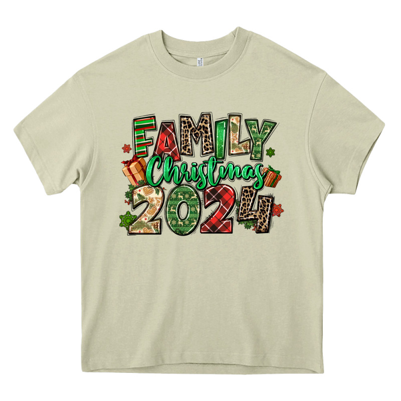 Family Christmas 2024 Heavy Core Tee by MaliasSmallBusiness | Teevron