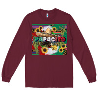 Burgundy papacito cinco de mayo Long Sleeve Tee - CowGirlArtShop