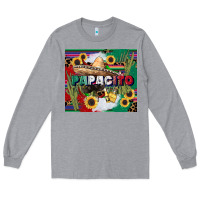 Heather Grey papacito cinco de mayo Long Sleeve Tee - CowGirlArtShop