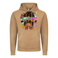 Vintage Camel 80's babe afro messy bun Vintage Hoodie - texasbilliewilder