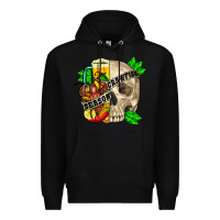 Black skull crawfish season Premium Hoodie - FaDigitalArtStudio