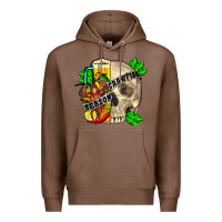 Chestnut skull crawfish season Premium Hoodie - FaDigitalArtStudio