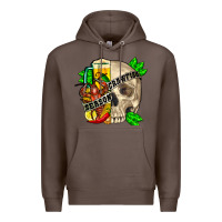 Coffee skull crawfish season Premium Hoodie - FaDigitalArtStudio