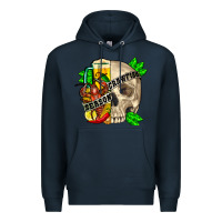 Navy skull crawfish season Premium Hoodie - FaDigitalArtStudio