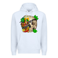 White skull crawfish season Premium Hoodie - FaDigitalArtStudio
