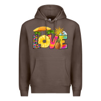 Coffee love pineapple Premium Hoodie - RanaPortraitStore