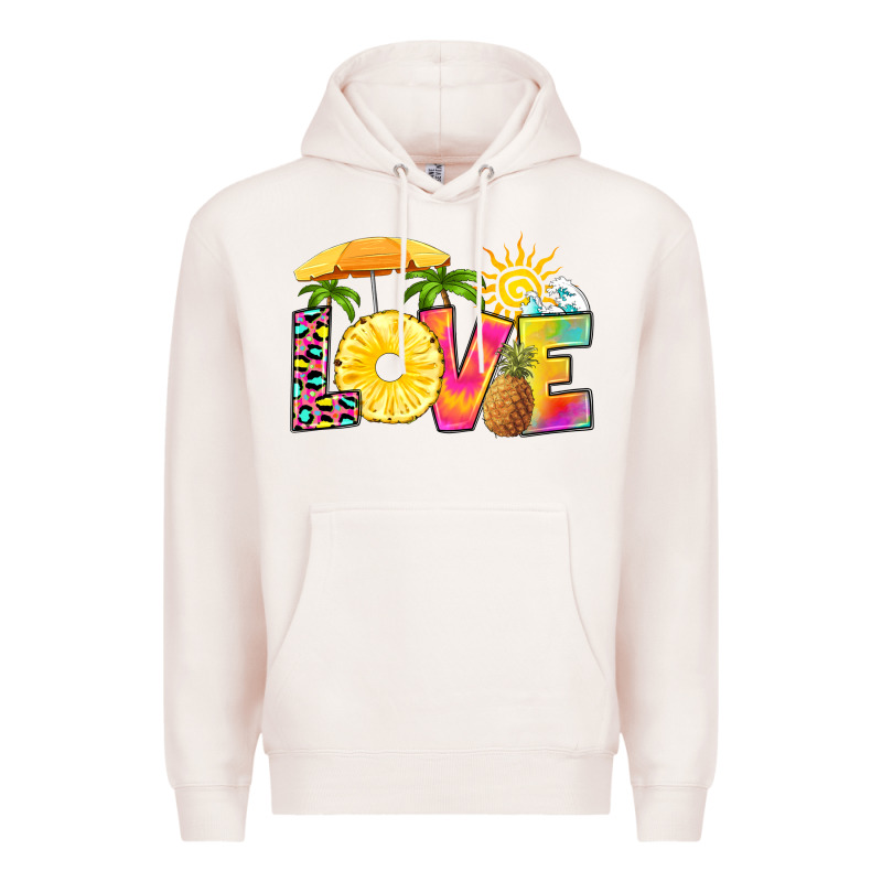 Love Pineapple Premium Hoodie by RanaPortraitStore | Teevron