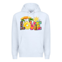 White love pineapple Premium Hoodie - RanaPortraitStore