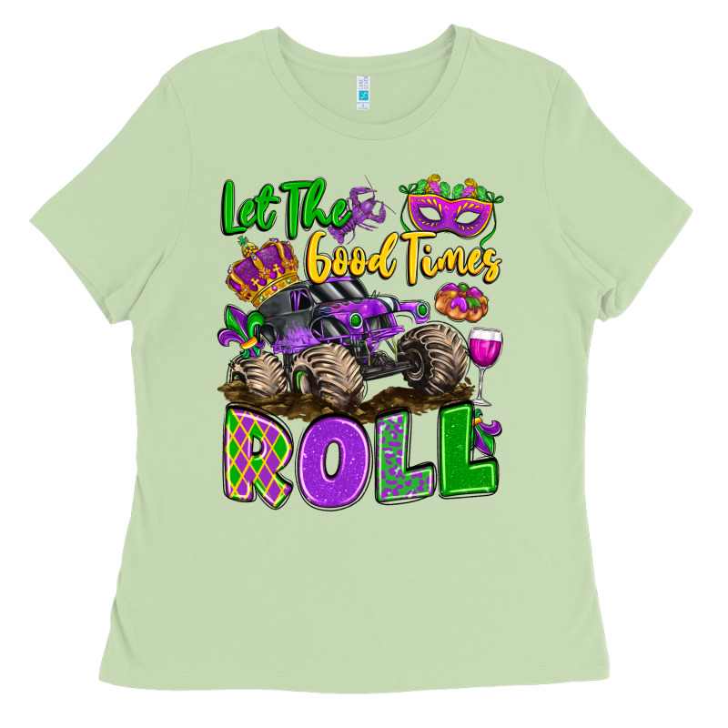 Let The Good Times Roll With Mardi Gras Monster Tr Ladies Tee by LillyAllenDesigns | Teevron