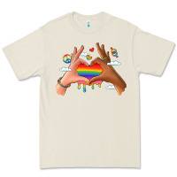 Bone lgbtq pride hands Premium Tee - LillyAllenDesigns