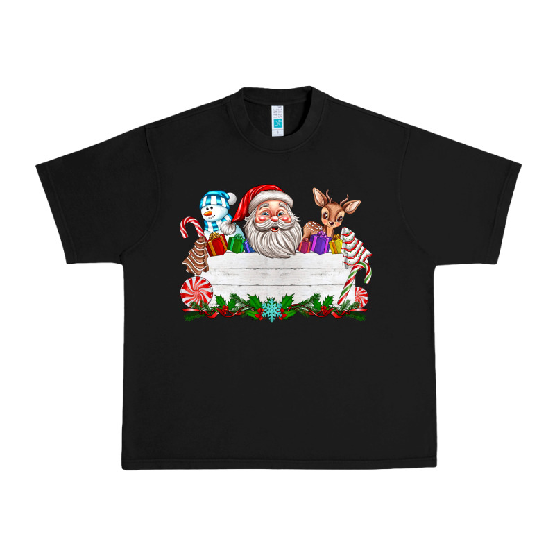 Custom Name Christmas Urban Heavy Tee by texasbilliewilder | Teevron